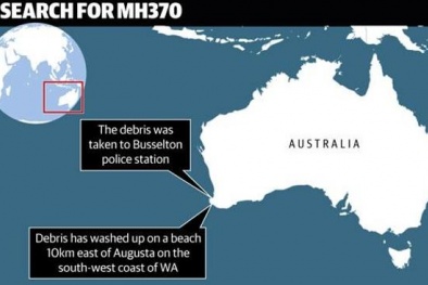 Mảnh vỡ được phát hiện tại Australia không phải của máy bay MH370